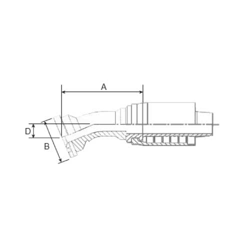 3001 PSI CODE 61 30 DEG ELBOW FLANGE