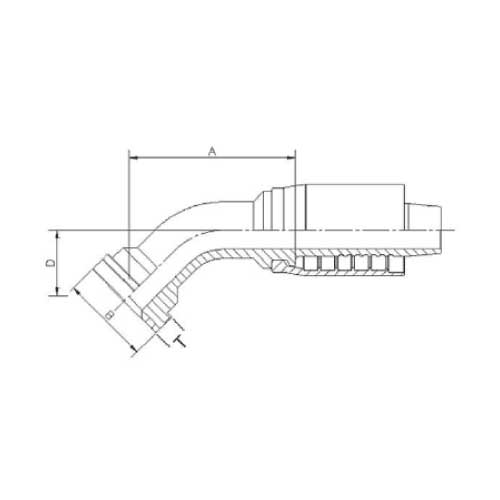 3000 PSI CODE 61 60 DEG ELBOW FLANGE