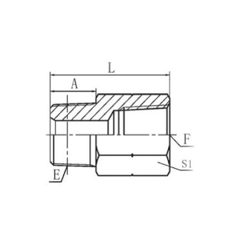 NPT MALE x NPT FEMALE REDUCER