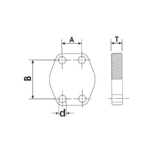 CODE 62 ‘BLIND’ FLANGE (6,000 PSI)