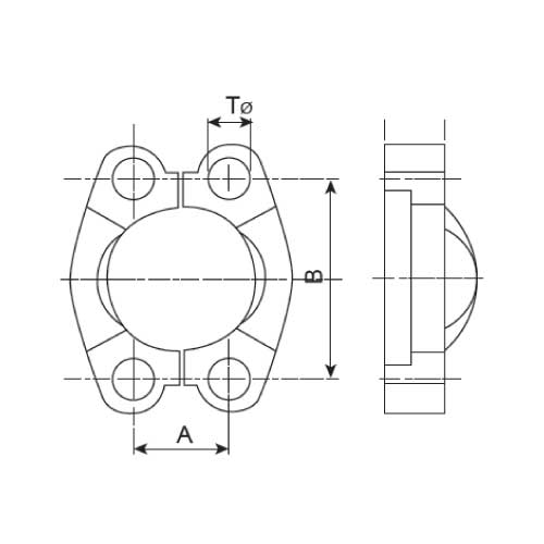 SAE CODE 62 SPLIT FLANGE CLAMPS