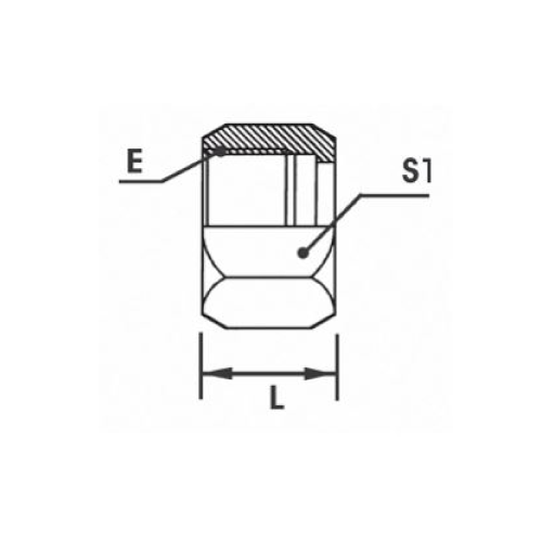 JIC FLARED TUBE NUT