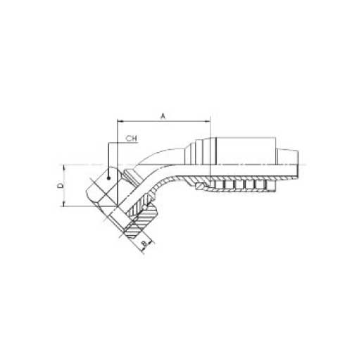BSPP FEM 45 DEG