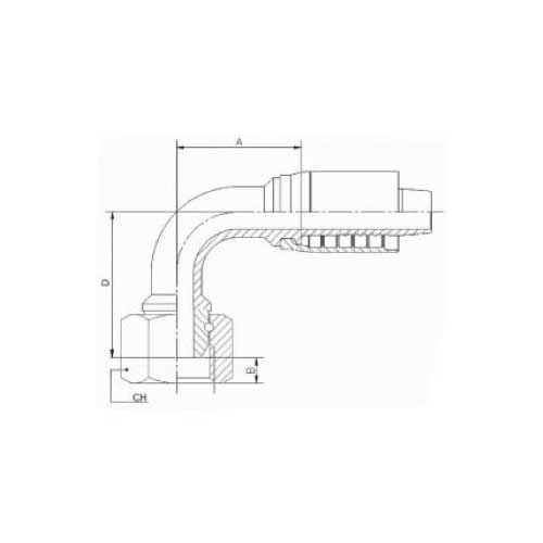 BSPP FEM 90 DEG