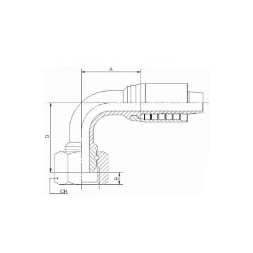 BSPP FEM 90 DEG