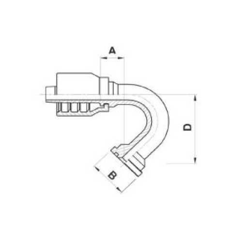 3000 PSI CODE 61 135° ELBOW FLANGE