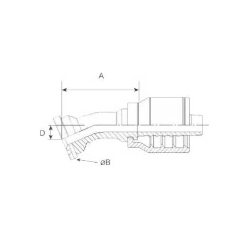 3000 PSI CODE 61 22 DEG & 30 DEG ELBOW FLANGE
