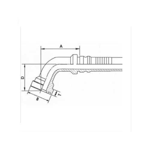 SAE CODE 61 60 DEG HOSE