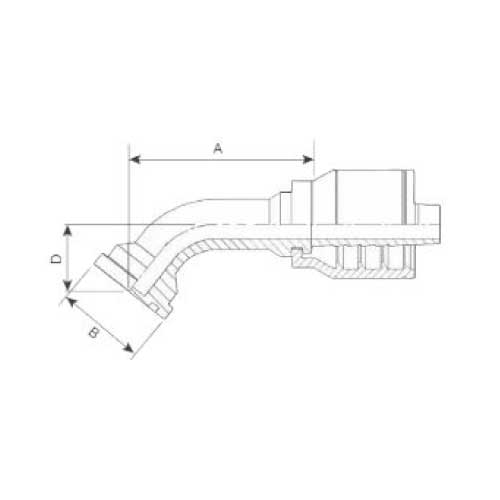 3000 PSI CODE 61 60 DEG ELBOW FLANGE