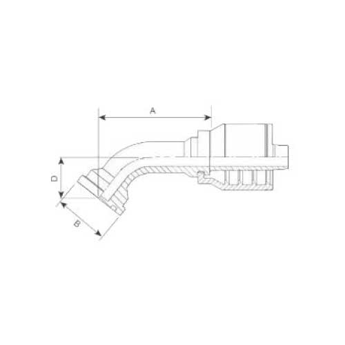 3000 PSI CODE 61 67 DEG ELBOW FLANGE