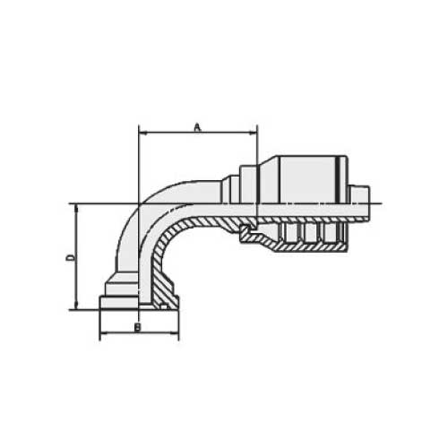 3000 PSI CODE 61 90 DEG FLANGED ELBOW STANDARD & LONG DROP ELBOWS