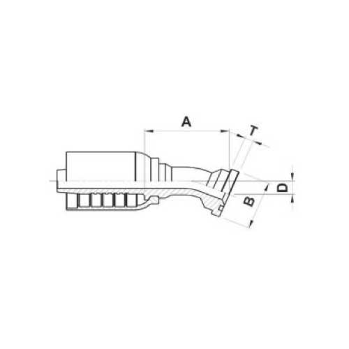 6000 PSI SUPERCAT 22½ DEG ELBOW SUPERCAT FLANGE