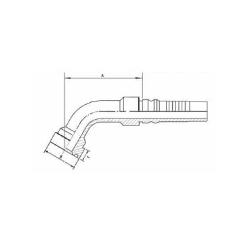 6000 PSI CODE 62 60 DEG ELBOW FLANGE