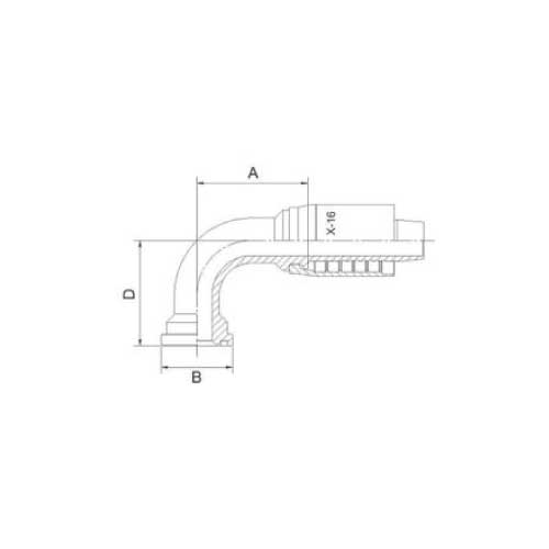 6000 PSI CODE 62 STANDARD AND LONG DROP 90° ELBOW FLANGE