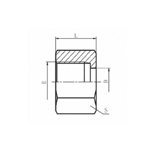ORFS TUBE NUT