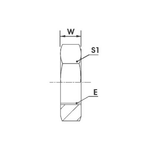 LOCK NUT FOR ORFS ADAPTORS