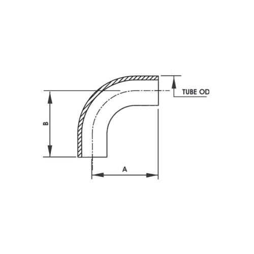 90° TUBE BEND